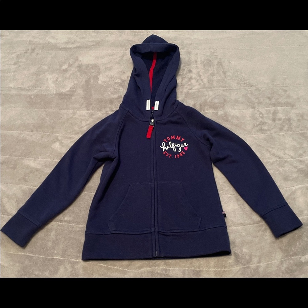 Tommy Hilfiger Girls Blue Hoodie Size 4T